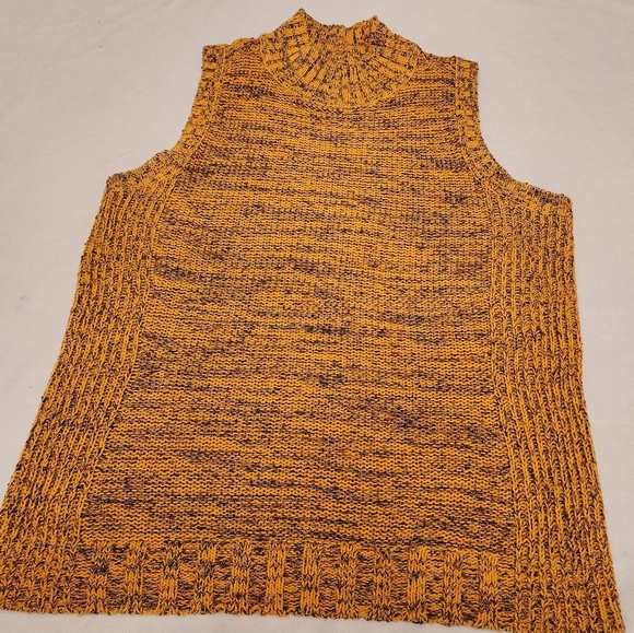 Nine West Sleeveless Mock Neck Sweater Size L - Picture 13 of 13